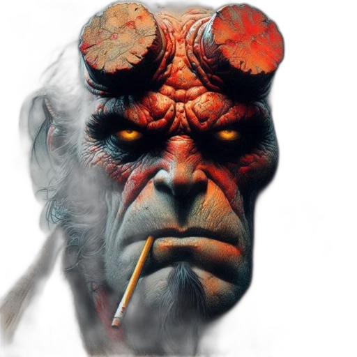 face, mask, staff, creature, concept art, photorealistic, fantasy art, comic book art transparent PNG cut-out