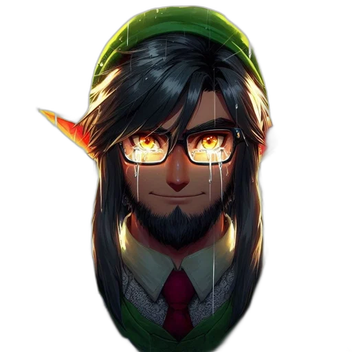 staff, mask, face, hat, pixel art, fantasy art, anime, concept art transparent PNG cut-out