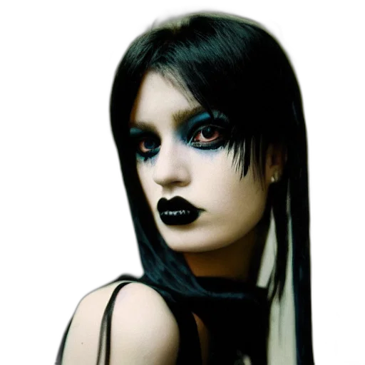 hair, face, mask, jewelry transparent PNG cut-out