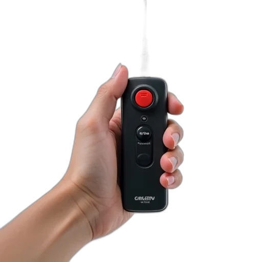 staff, weapon, 3d render, person, hand, holding, black, camera transparent PNG cut-out