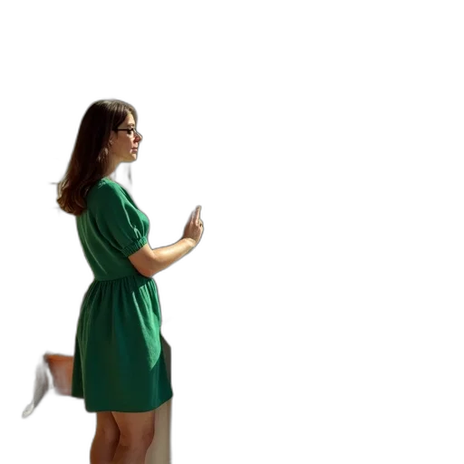 dress, staff, shoes, robot, 3d render, concept art, photorealistic, outer space transparent PNG cut-out