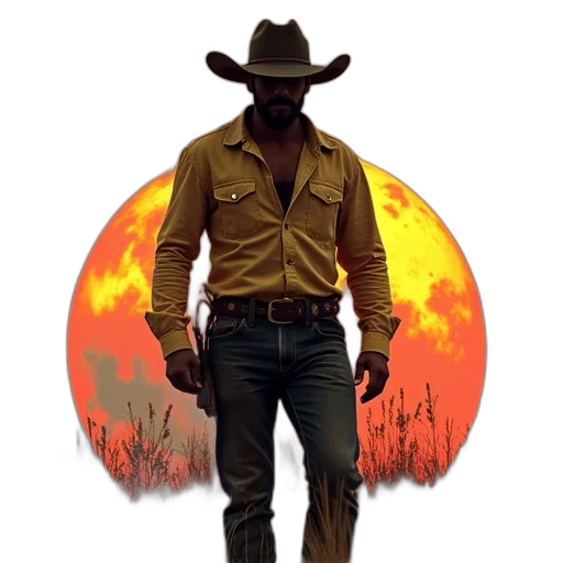 jacket, hat, animal, concept art, comic book art, pixel art, fantasy art, golden transparent PNG cut-out