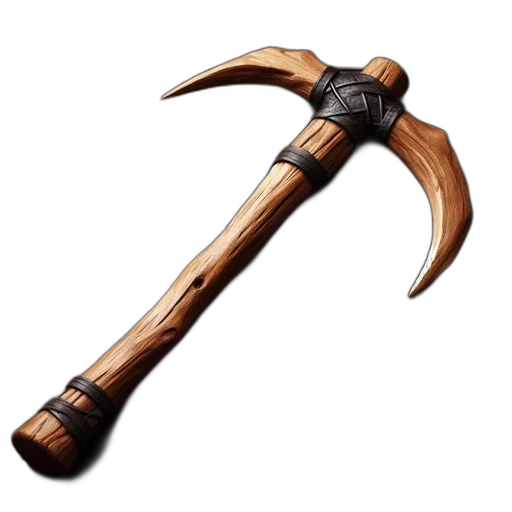 sword, weapon, staff, umbrella, fantasy art, 3d render, concept art, wooden transparent PNG cut-out