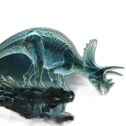 dragon, creature, animal, crown, 3d render, concept art, fantasy art, photorealistic transparent PNG cut-out