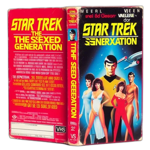 outer space, image, portrays, vintage, styled, vhs, tape, cover transparent PNG cut-out