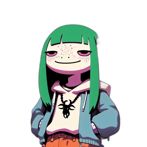 creature, jacket, robot, mask, anime, pixel art, cartoon, concept art transparent PNG cut-out