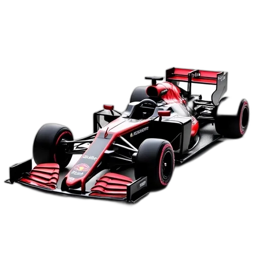car, 3d render, concept art, photorealistic, cartoon, formula, race, black transparent PNG cut-out