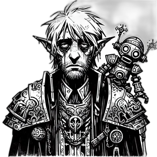 staff, face, concept art, fantasy art, comic book art, pixel art, male, character transparent PNG cut-out