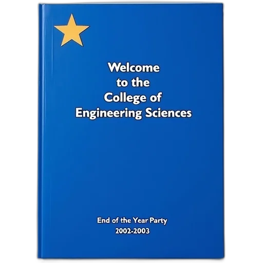 staff, blue, cover, white, text, reads, welcome, college transparent PNG cut-out