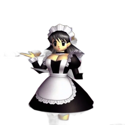 staff, dress, weapon, hat, 3d render, pixel art, concept art, fantasy art transparent PNG cut-out