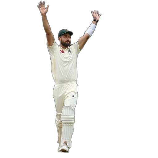 cricketer, celebrates, after, getting transparent PNG cut-out