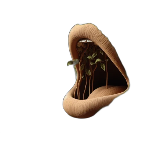 flower, hair, hat, mask, 3d render, concept art, photorealistic, pixel art transparent PNG cut-out