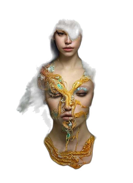 mask, jewelry, face, creature transparent PNG cut-out