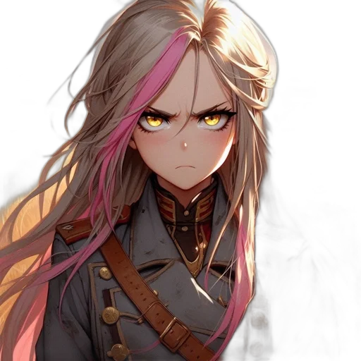 staff, face, weapon, crown, anime, fantasy art, pixel art, concept art transparent PNG cut-out