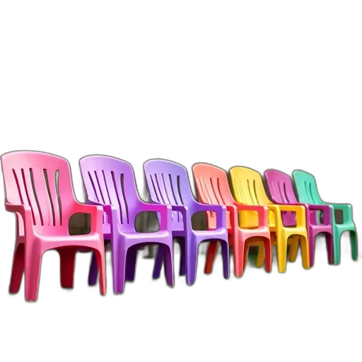 furniture, shoes, staff, 3d render, photorealistic, neon, colorful, pastel transparent PNG cut-out
