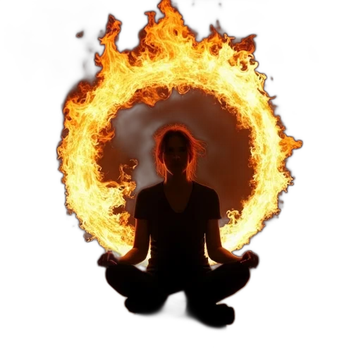 staff, jacket, concept art, 3d render, pixel art, photorealistic, fire, person transparent PNG cut-out