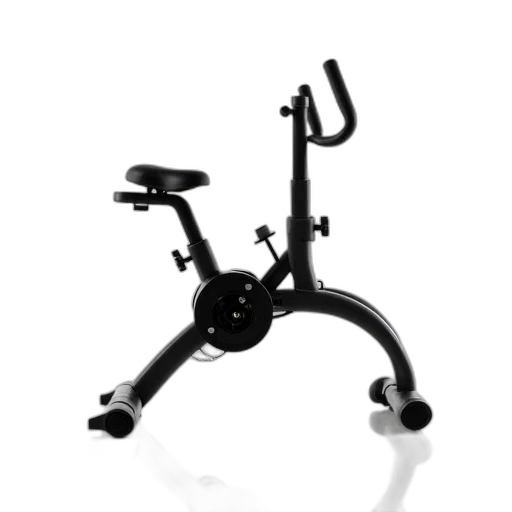 staff, furniture, robot, 3d render, black, adjustable, foldable, exercise transparent PNG cut-out