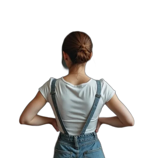 dress, jacket, staff, robot transparent PNG cut-out