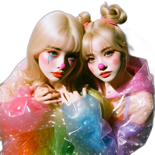 mask, face, photorealistic, oil painting, concept art, fantasy art, outer space, pastel transparent PNG cut-out