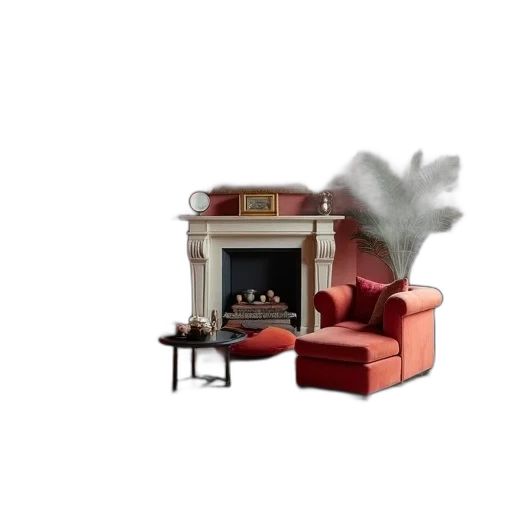 furniture, 3d render, concept art, photorealistic transparent PNG cut-out