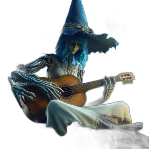 mask, hat, staff, dragon, fantasy art, concept art, 3d render, photorealistic transparent PNG cut-out