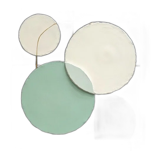 jewelry, 3d render, pastel, green, earth tones, blue, modern, abstract transparent PNG cut-out