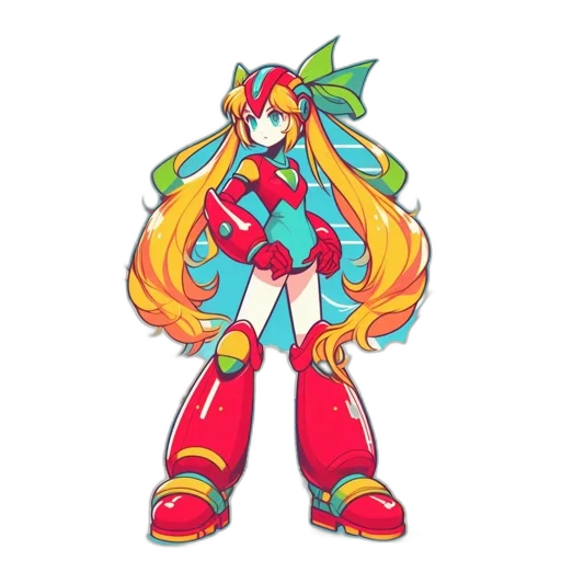 robot, dress, staff, weapon transparent PNG cut-out