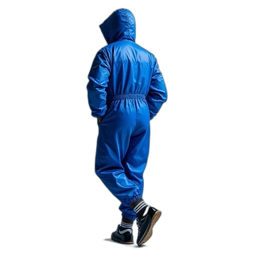 jacket, dress, blue, white transparent PNG cut-out