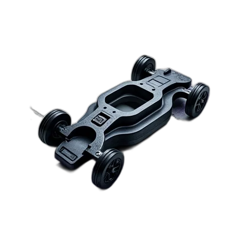 weapon, jewelry, car, furniture, 3d render, black, metal, part transparent PNG cut-out
