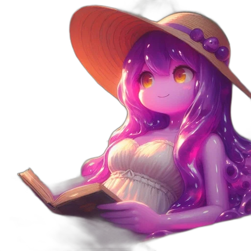 hat, staff, weapon, dragon, fantasy art, anime, watercolor, concept art transparent PNG cut-out