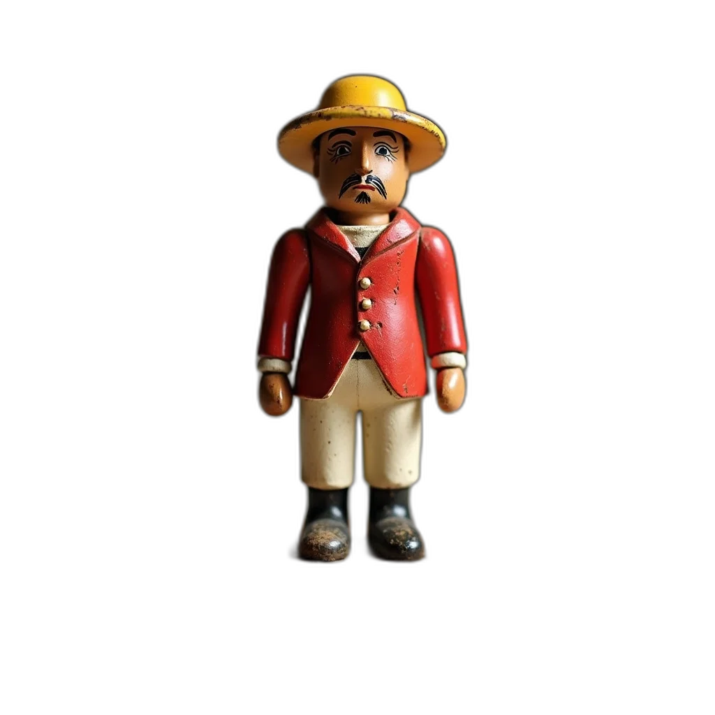 staff, hat, jacket, 3d render, concept art, pixel art, photorealistic, small transparent PNG cut-out