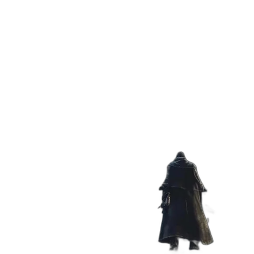 jacket, staff, umbrella, weapon, concept art, 3d render, pixel art, comic book art transparent PNG cut-out