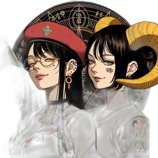 hat, mask, crown, staff, fantasy art, concept art, anime, comic book art transparent PNG cut-out