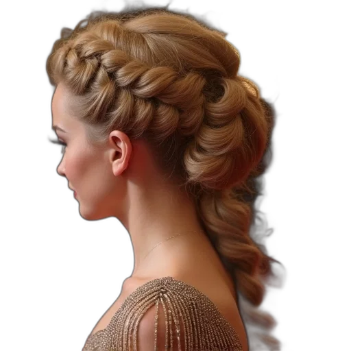 hair, crown, jewelry, dress transparent PNG cut-out