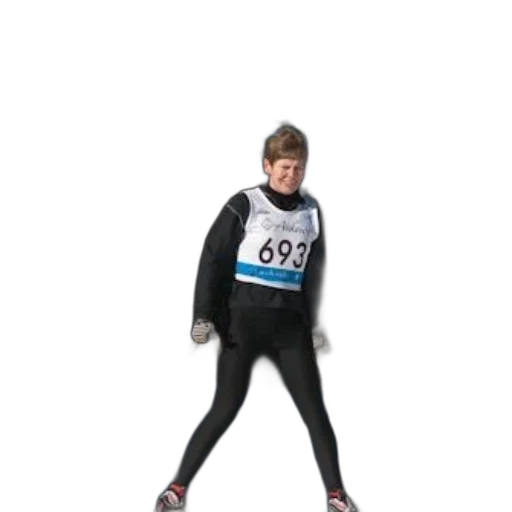 jacket, creature, shoes, dress, person, skiing, number, 693 transparent PNG cut-out