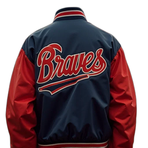 jacket, 1990s, atlanta, braves transparent PNG cut-out