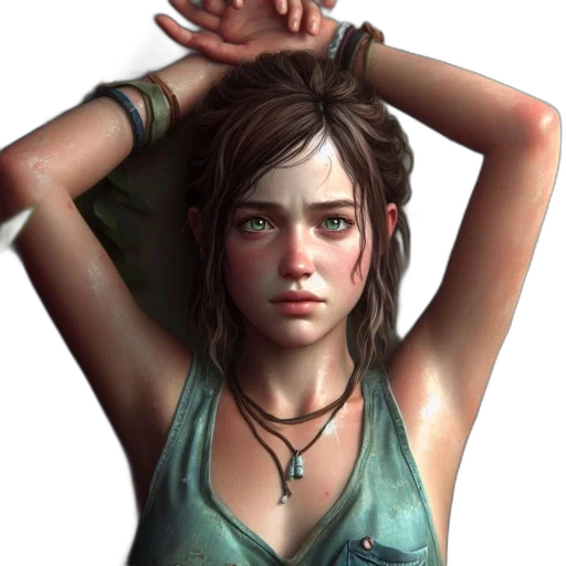 face, jewelry, dress, weapon, concept art, fantasy art, photorealistic, pixel art transparent PNG cut-out