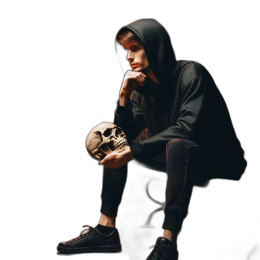 jacket, shoes, hat, face, photorealistic, 3d render, concept art, pixel art transparent PNG cut-out