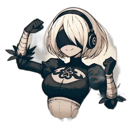 mask, robot, weapon, jacket, concept art, pixel art, fantasy art, comic book art transparent PNG cut-out