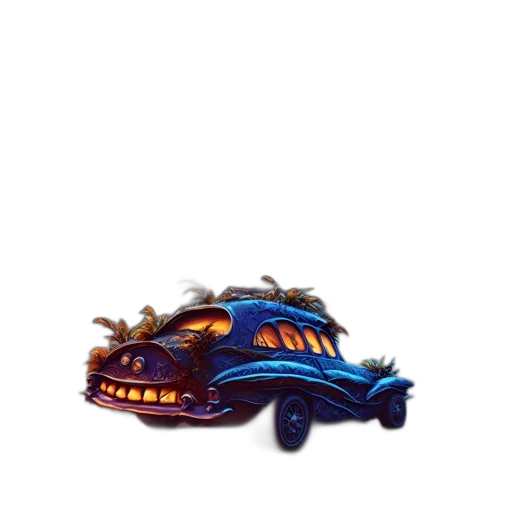 car, hair, dragon, creature, concept art, 3d render, photorealistic, fantasy art transparent PNG cut-out