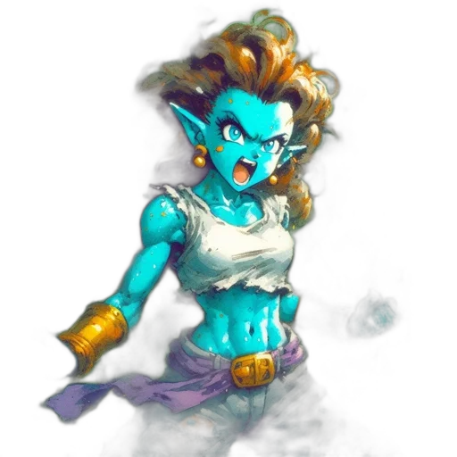 staff, concept art, fantasy art, pixel art, comic book art, underwater, blue, pastel transparent PNG cut-out