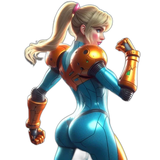robot, weapon, dress, concept art, comic book art, 3d render, anime, confident transparent PNG cut-out