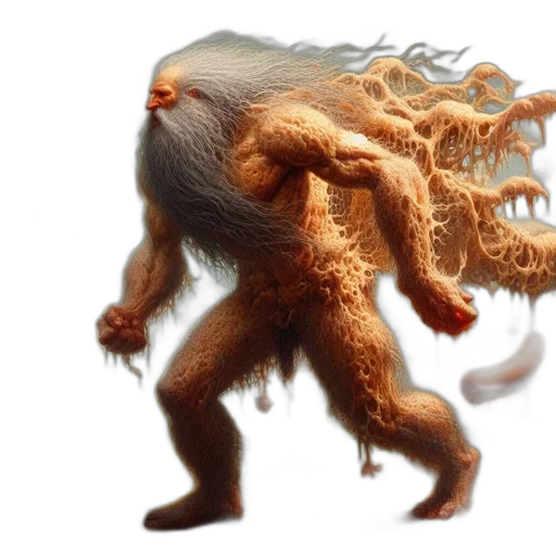 creature, hair, animal, concept art, fantasy art, 3d render, photorealistic, massive transparent PNG cut-out