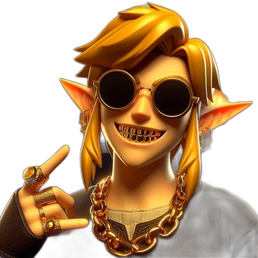 staff, face, jewelry, fantasy art, pixel art, 3d render, concept art, golden transparent PNG cut-out