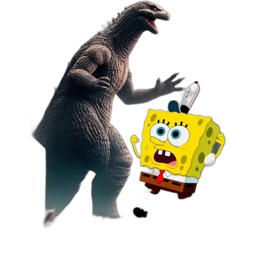 creature, animal, dragon, concept art, 3d render, fire, godzilla, encounters transparent PNG cut-out