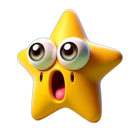 staff, creature, animal, face, 3d render, photorealistic, concept art, cartoon transparent PNG cut-out