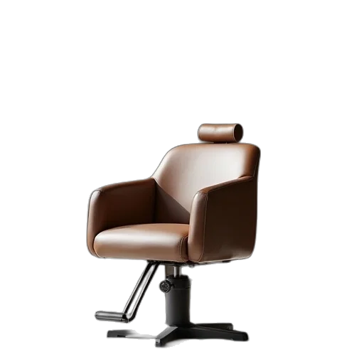 furniture, hair, 3d render, photorealistic, modern, styling, chair, salon transparent PNG cut-out
