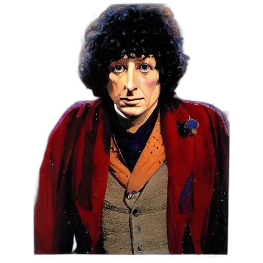 jacket, face, staff, robot, comic book art, photorealistic, cartoon, concept art transparent PNG cut-out