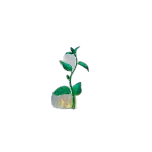 tree, flower, furniture, staff, 3d render, concept art, photorealistic, green transparent PNG cut-out