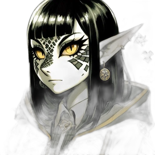 mask, staff, face, jewelry, fantasy art, concept art, anime, comic book art transparent PNG cut-out